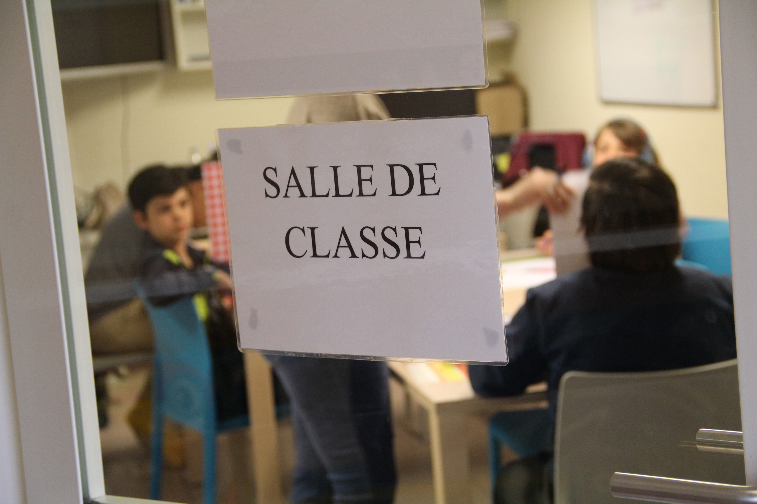 Salle de classe au sein de l'unité de soins Les Coquelicots