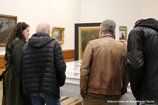 L'unité Quartz en visite au Musée des Beaux-Arts de Tournai