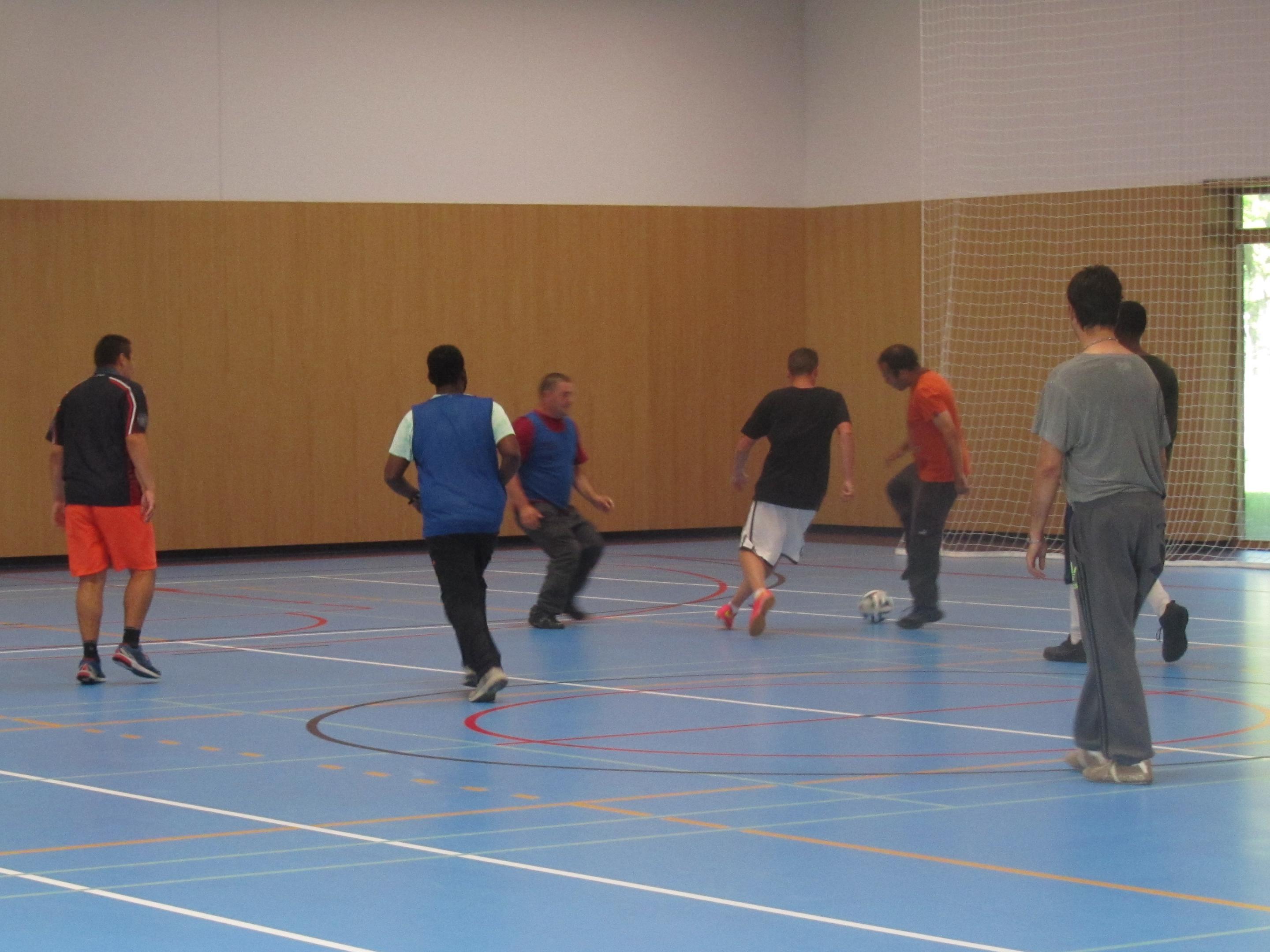 La salle de sport au Centre Thérapeutique Culturel et Sportif