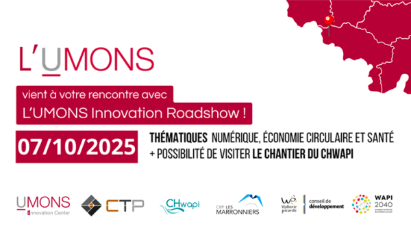 Le CRP Les Marronniers aura le plaisir d’accueillir l’UMONS Innovation Roadshow