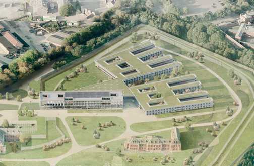 Le futur Hôpital Psychiatrique Sécurisé du CRP Les Marronniers